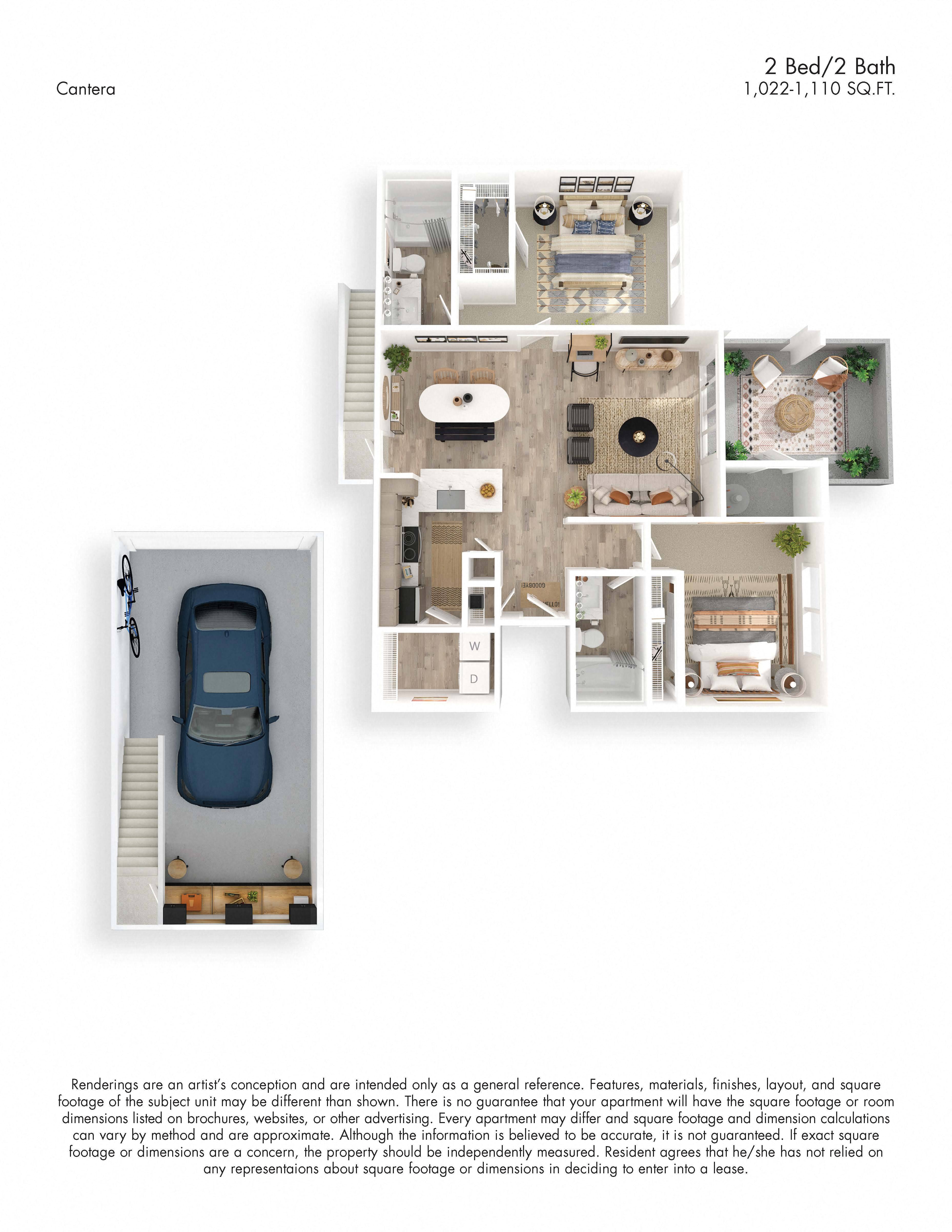 Unit 2066 2066 floor plan