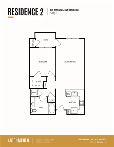 Residence 2 321B 321B floor plan