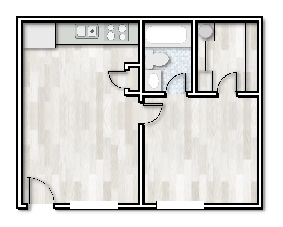 1 Bedroom 01-223 01-223 floor plan