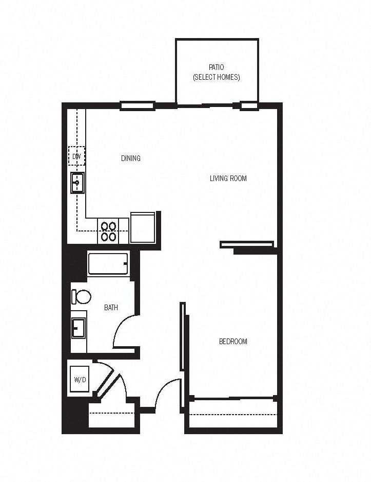 1X1 B6 534 534 floor plan