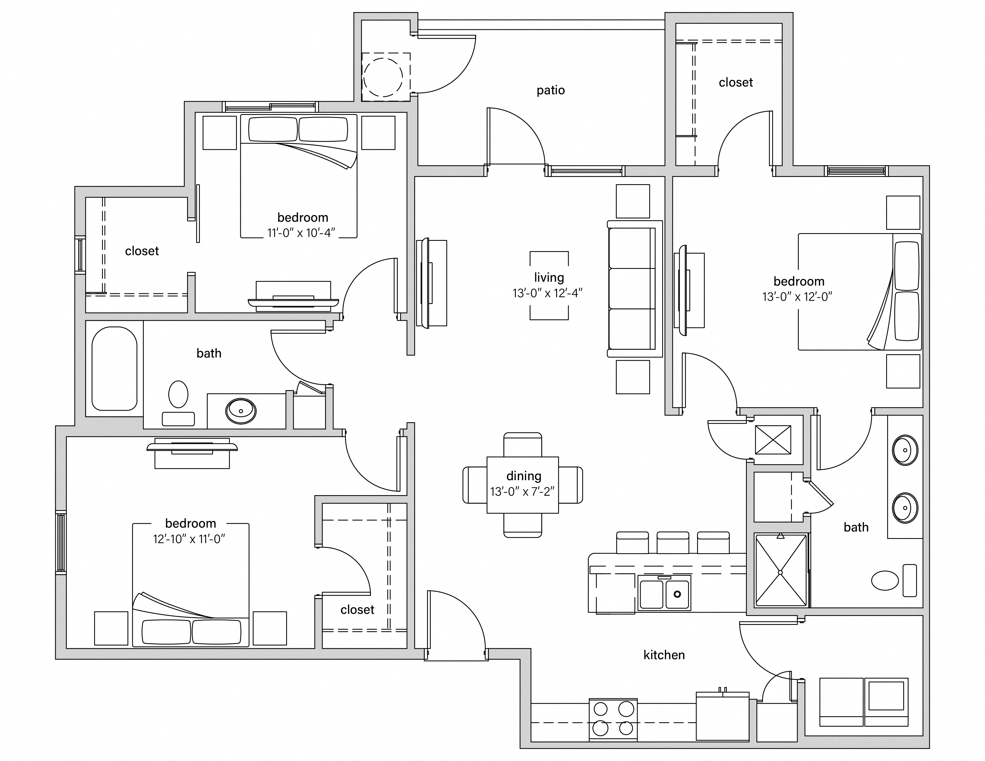 C1 1025 1025 floor plan