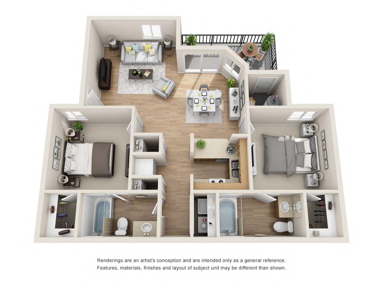 2x2 217 217 floor plan