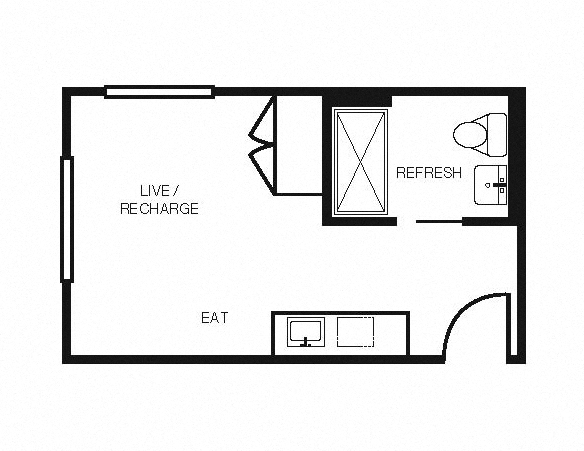 Studio N 305 305 floor plan