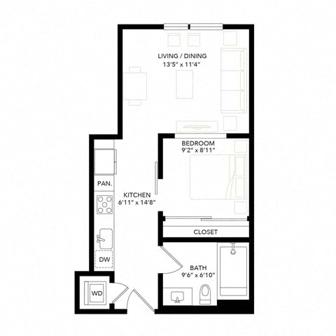 Unit 536 536 floor plan