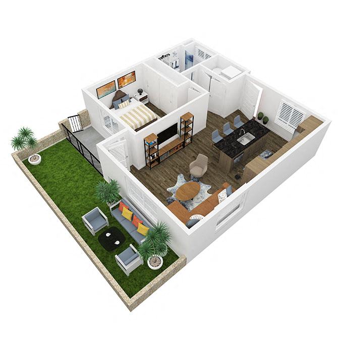 A1 1075 1157 floor plan