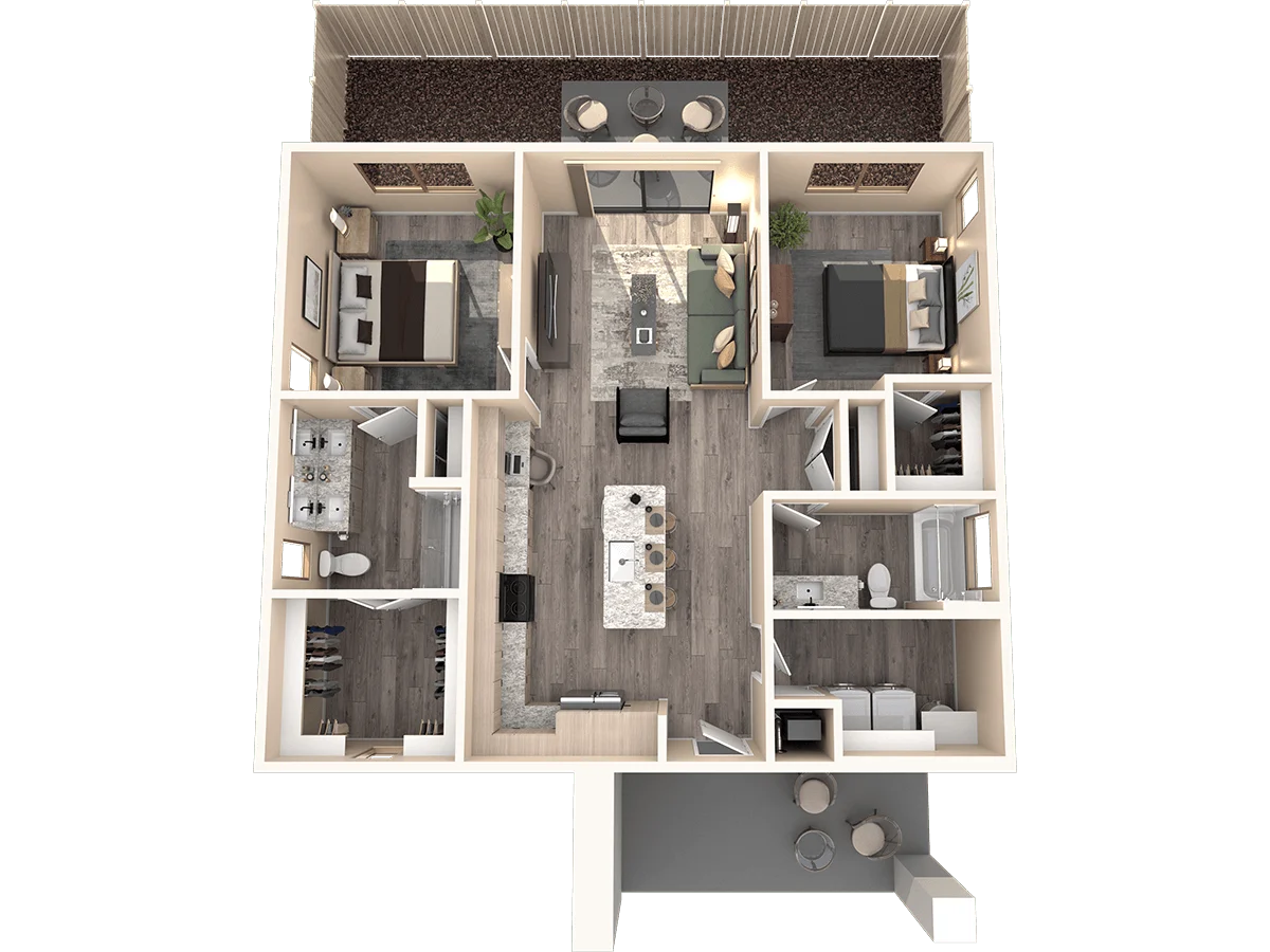 B1- Standalone 702 702 floor plan