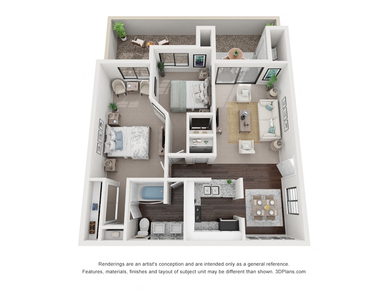 Courtside 1206 1206 floor plan