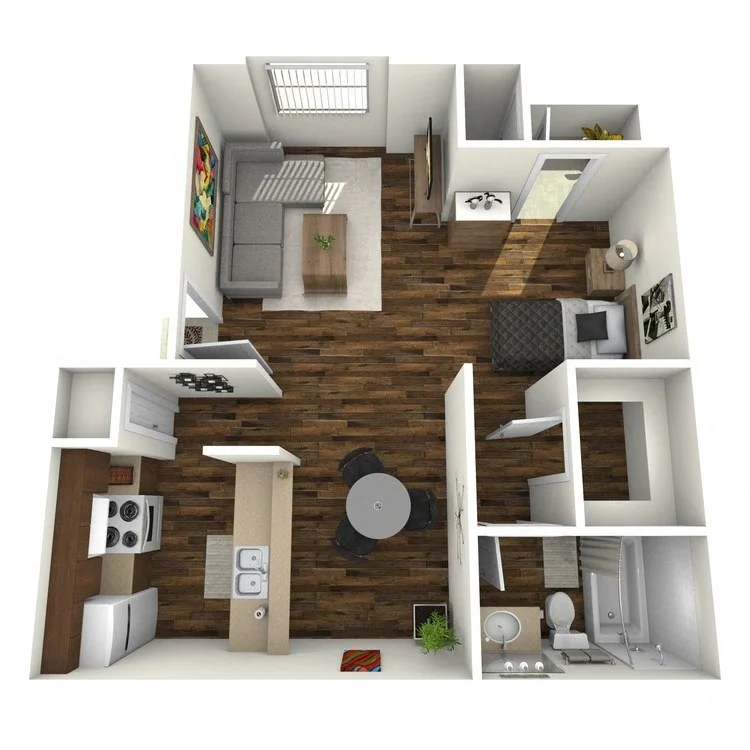 Studio 2073 2073 floor plan