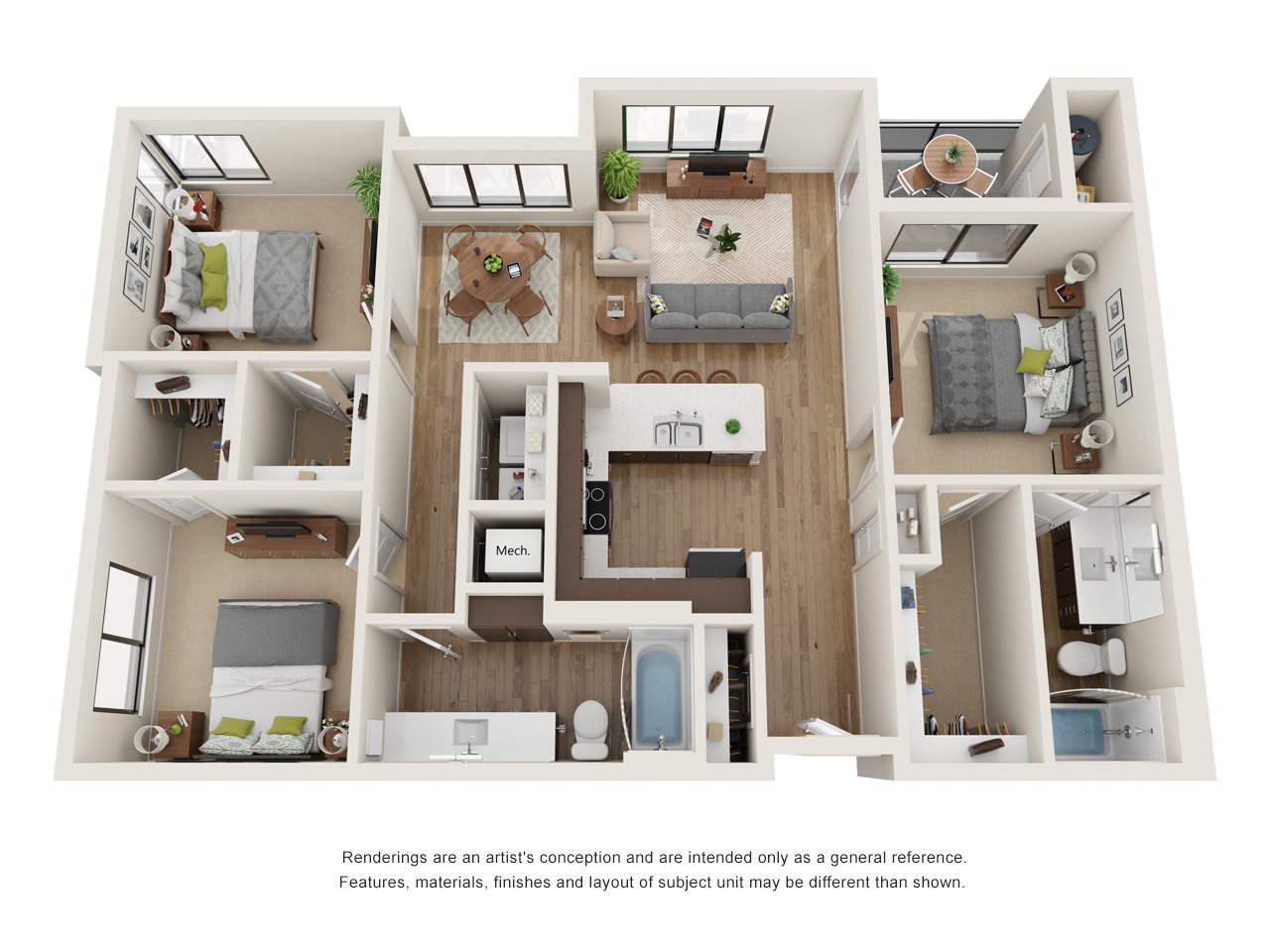 C1 1088 1088 floor plan