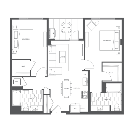 B2 810 810 floor plan