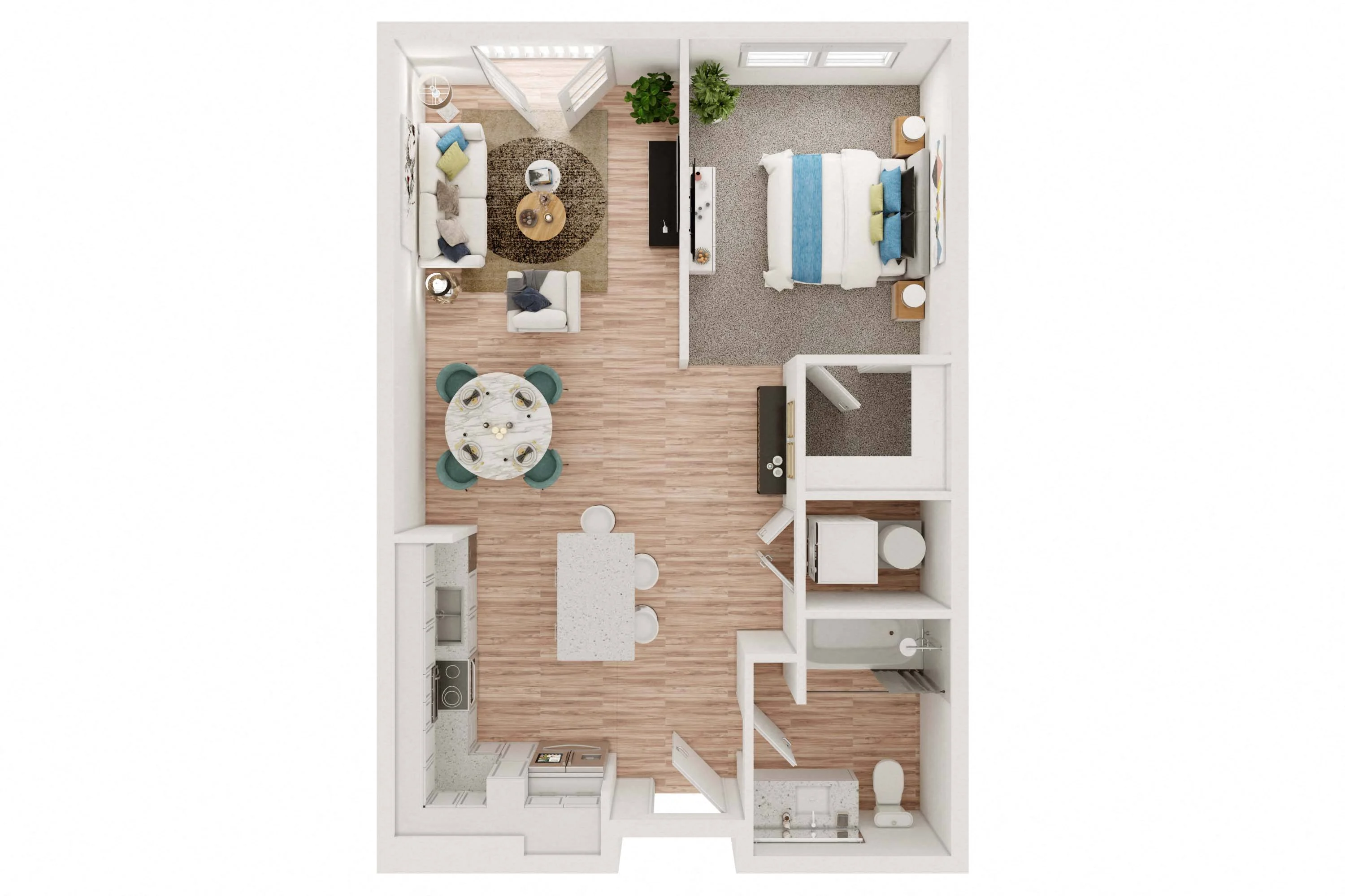 S1-B 1005 1005 floor plan