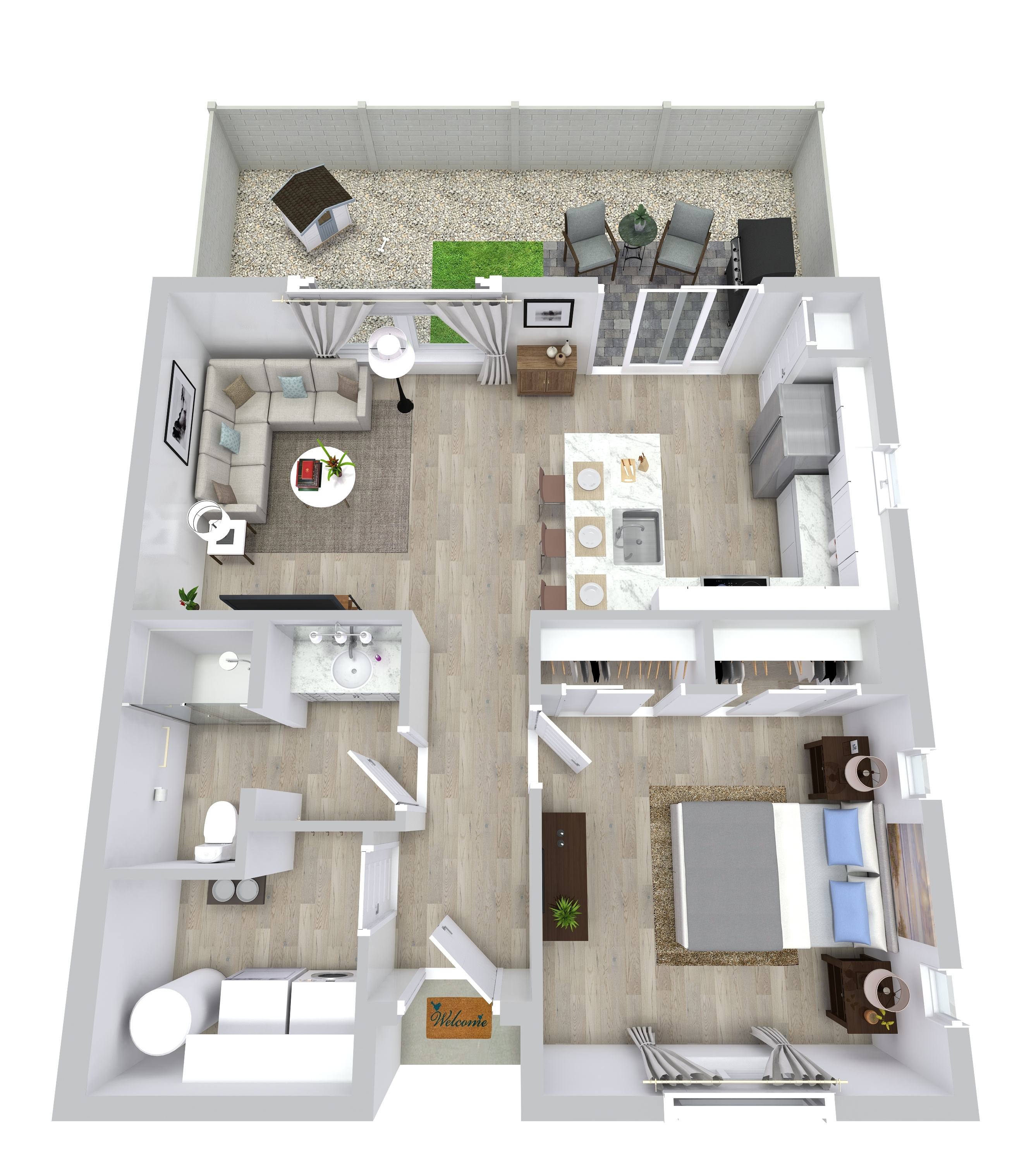 The Alcove 1087 1087 floor plan