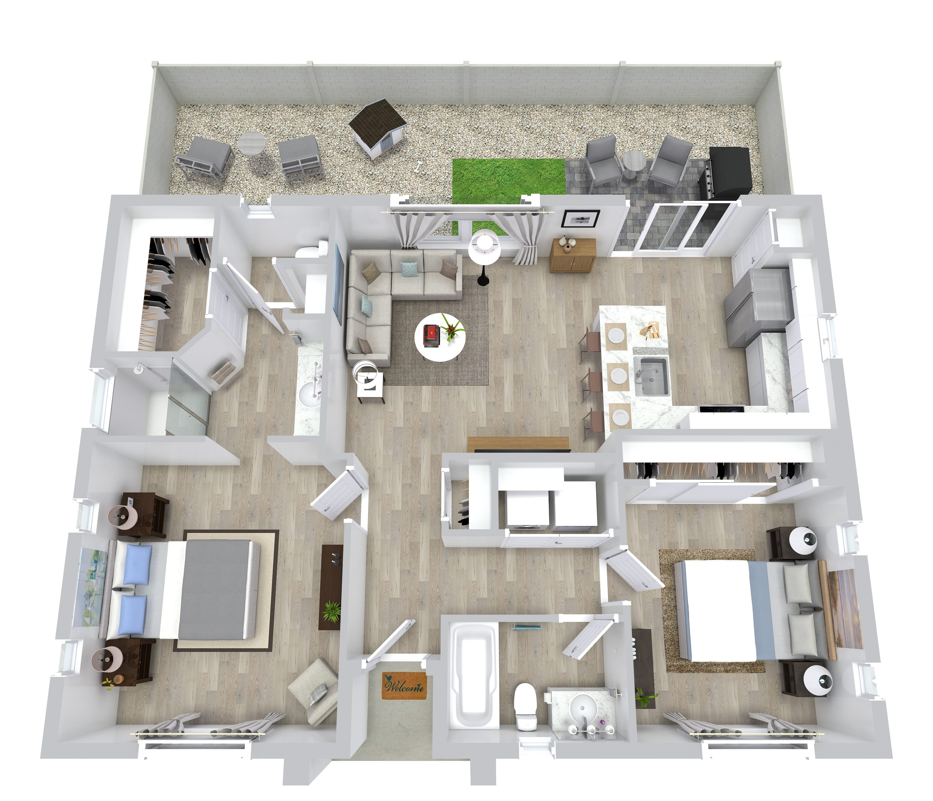 The Retreat 1067 1067 floor plan