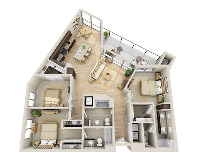 C2 3001 3001 floor plan