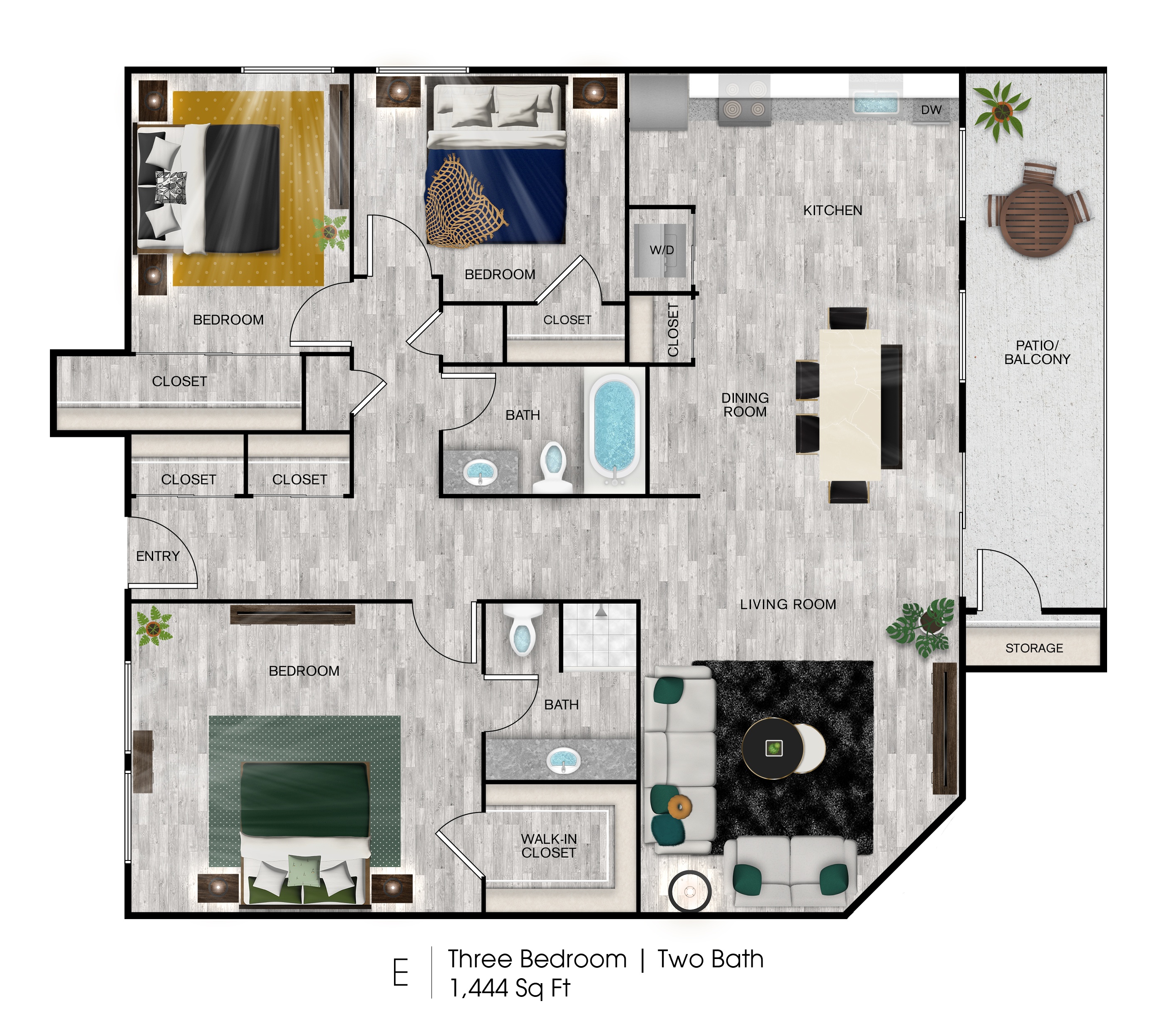 E-South 2100 2100 floor plan