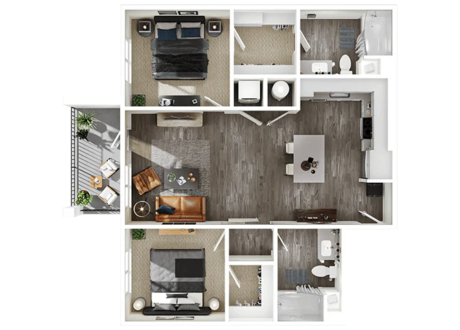 B1 3060 3060 floor plan
