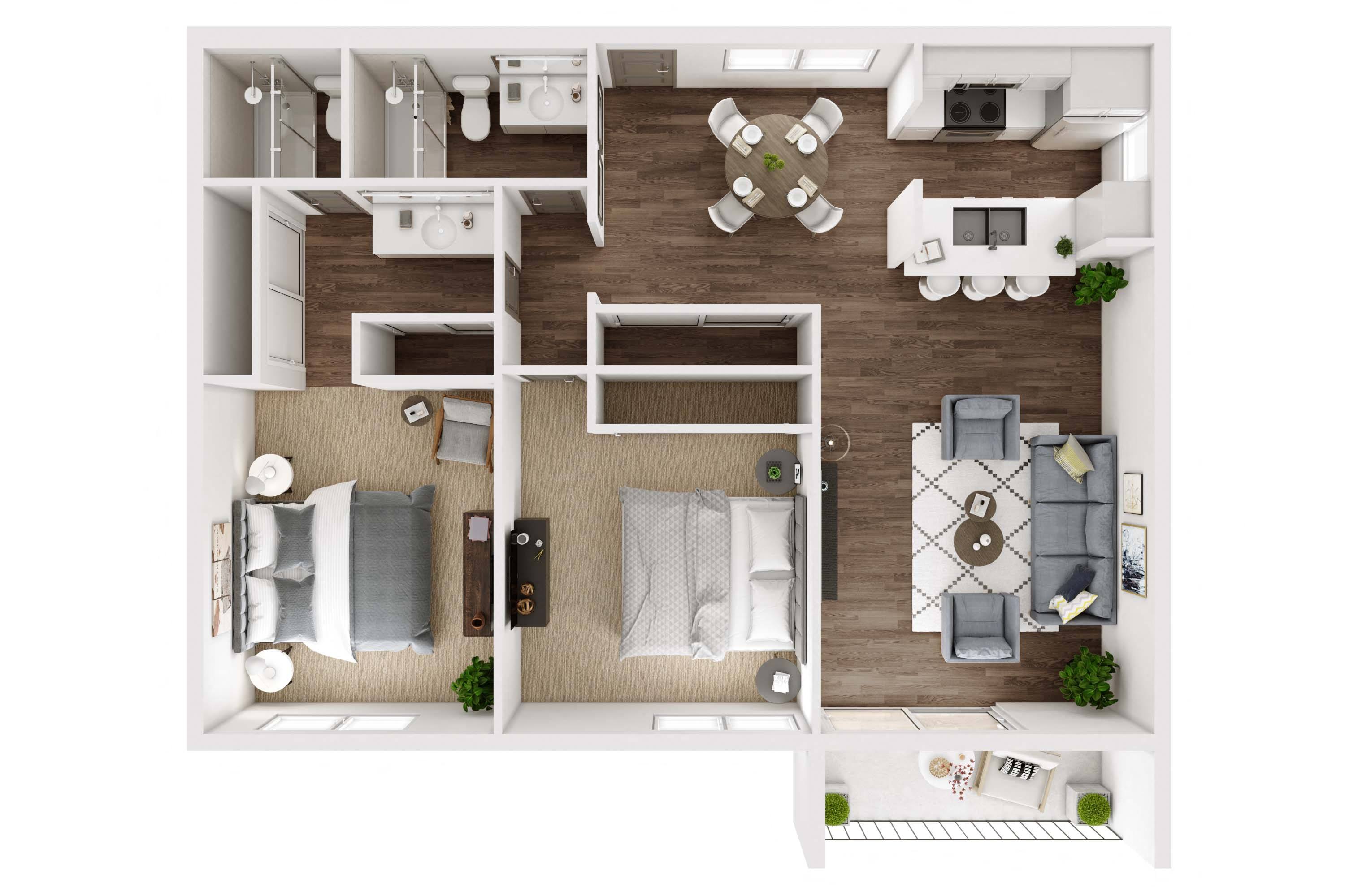 TMA 2+1 201 201 floor plan