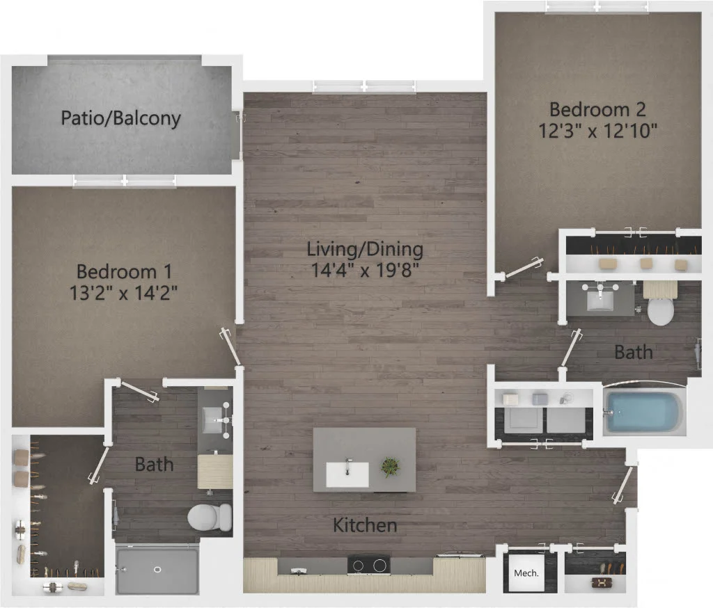 The Executive Plus (B2A) C111 C111 floor plan