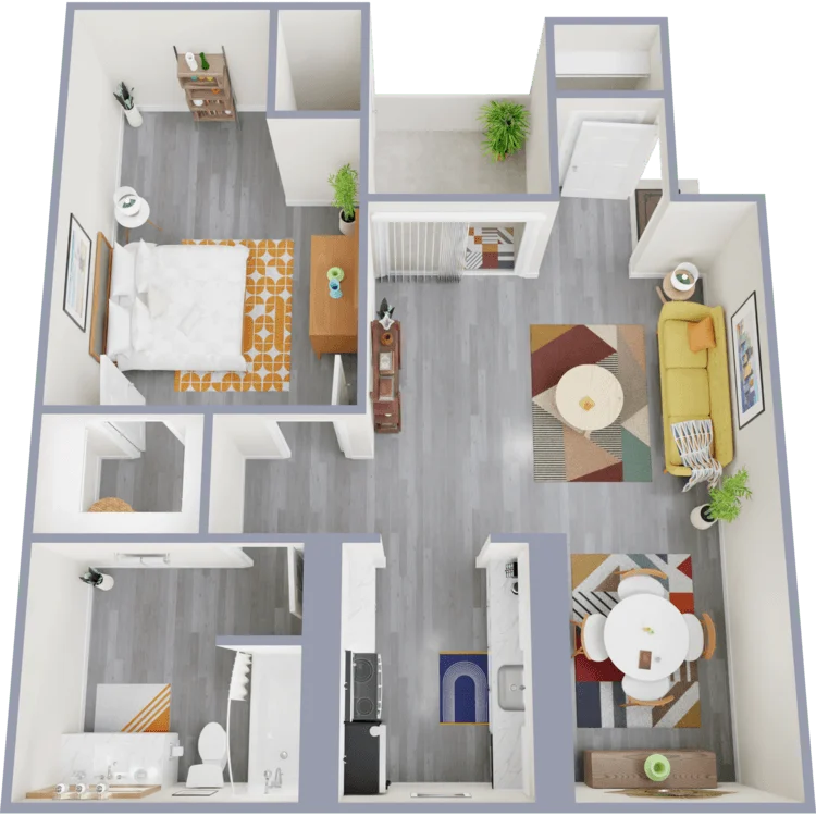 One Bed, One Bath 0245 0245 floor plan