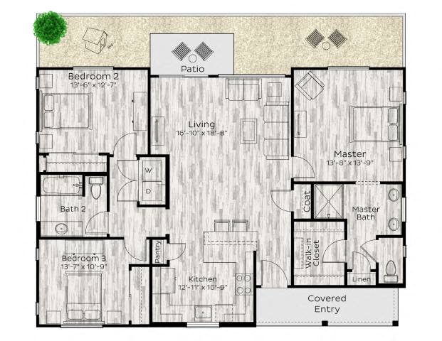 The Haven 1010 1010 floor plan