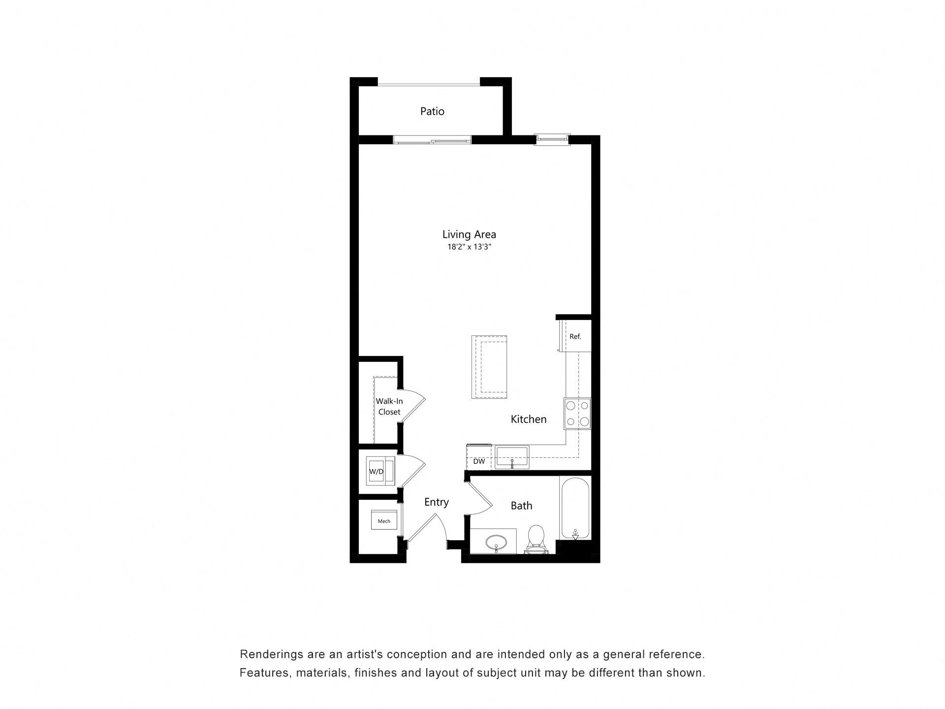 Unit 1010 1010 floor plan
