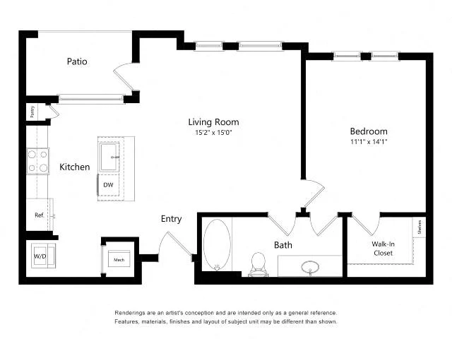 Unit 1102 1102 floor plan