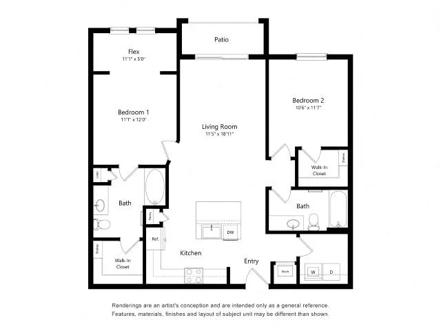 Unit 4012 4012 floor plan