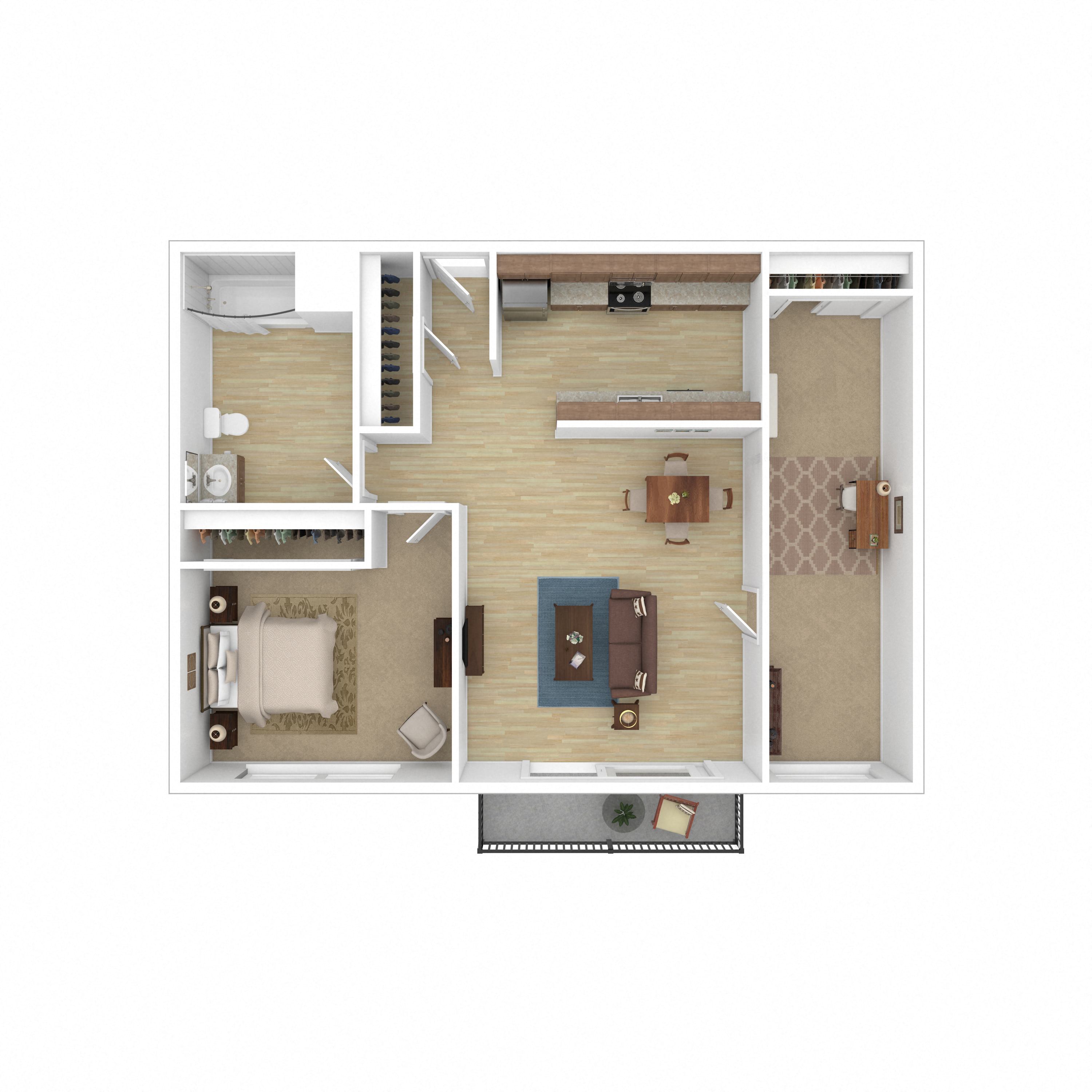 Palace 1x1 01-305 01-305 floor plan
