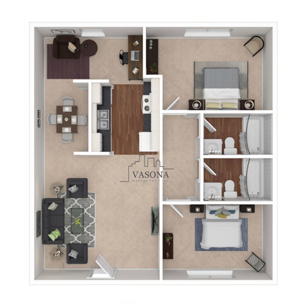 SMG 2x2 315 315 floor plan