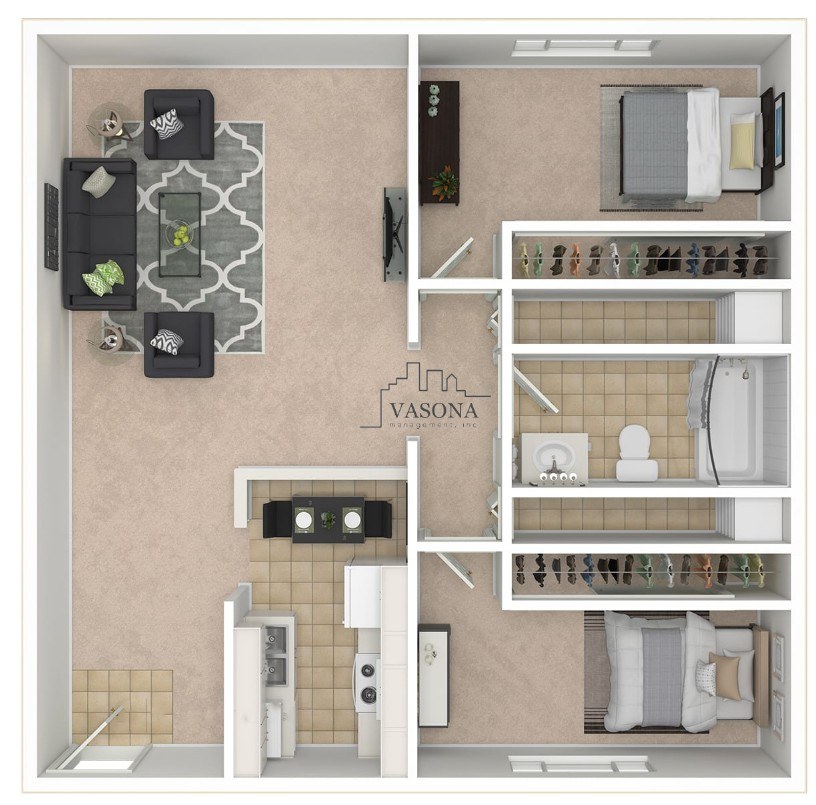 North Main 2x1 101 101 floor plan