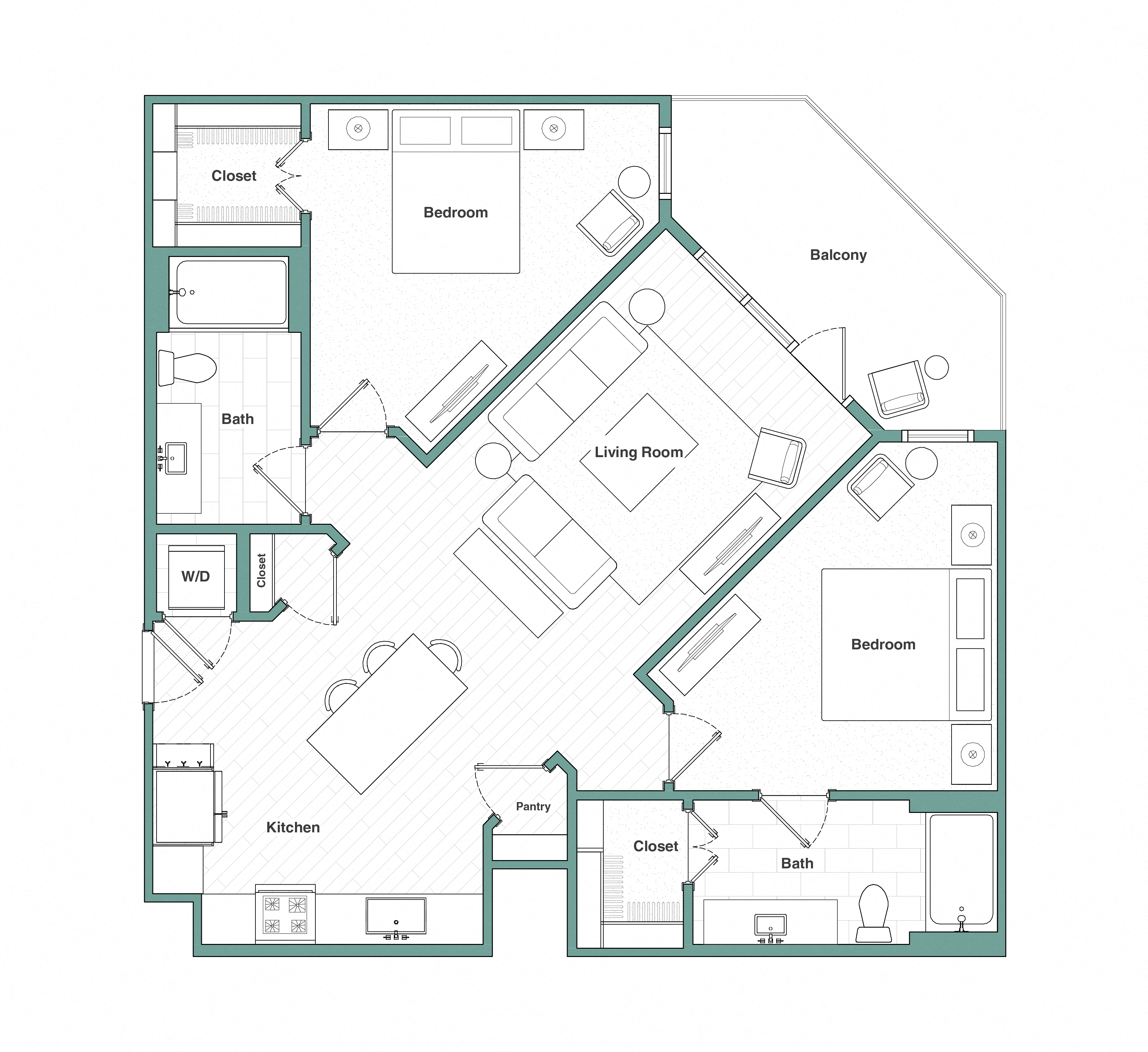 B3 3040 3040 floor plan
