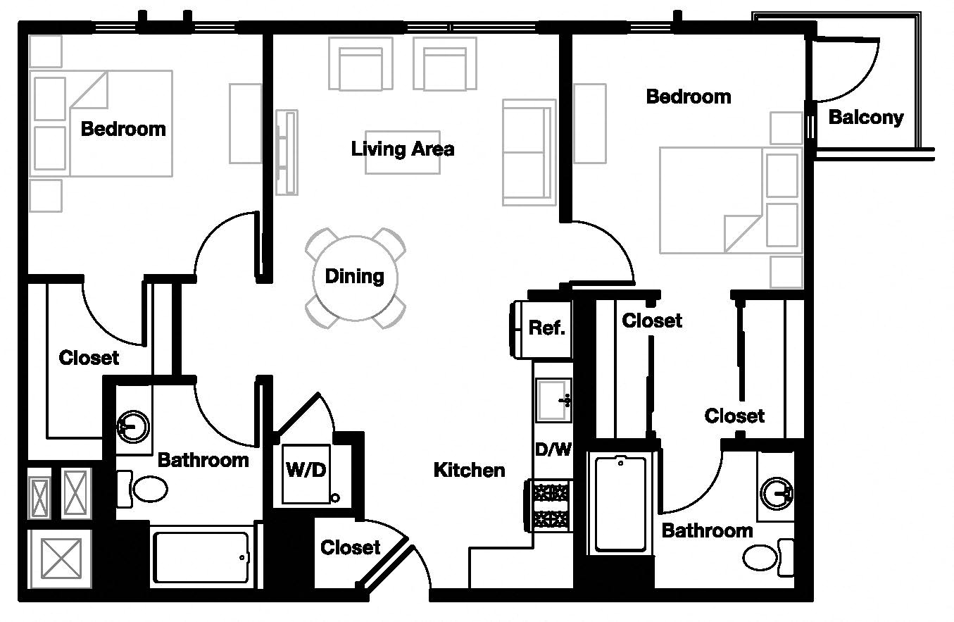 B4 1303 1303 floor plan