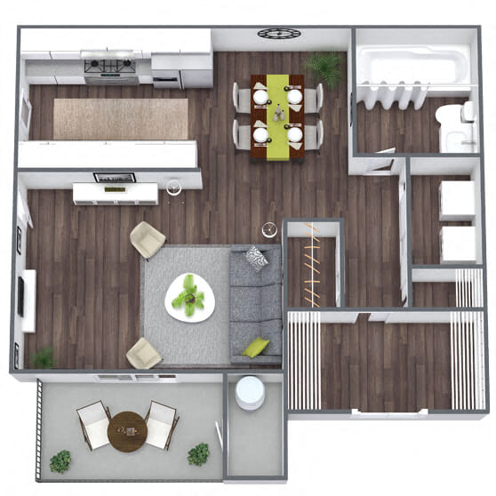 S1: 0 Bed 1 Bath S2088 S2088 floor plan