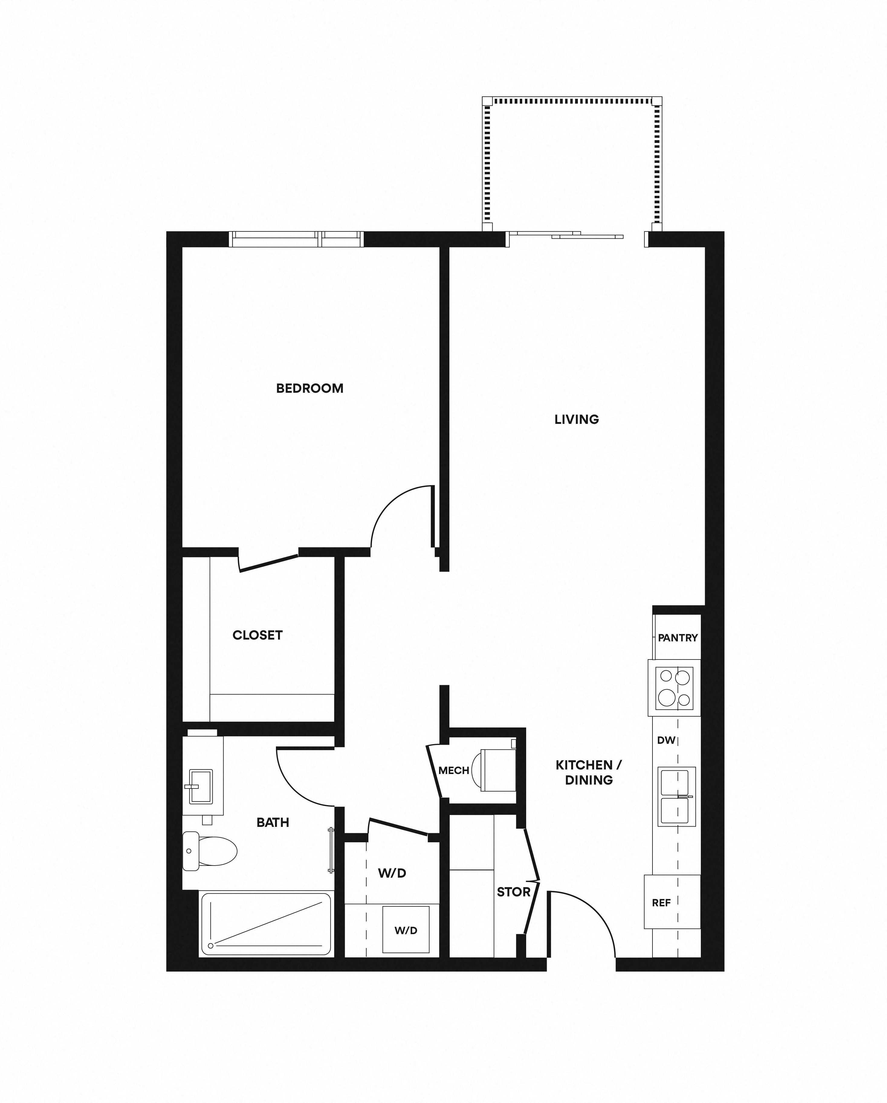 Luna A-2003 A-2003 floor plan