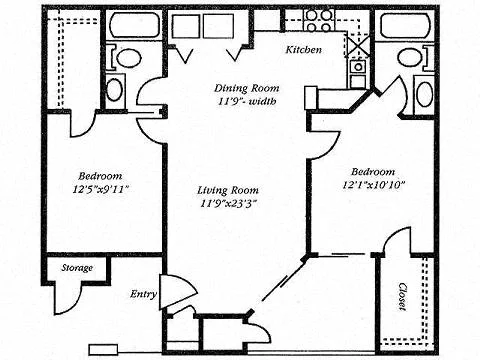 2A 1046 1046 floor plan