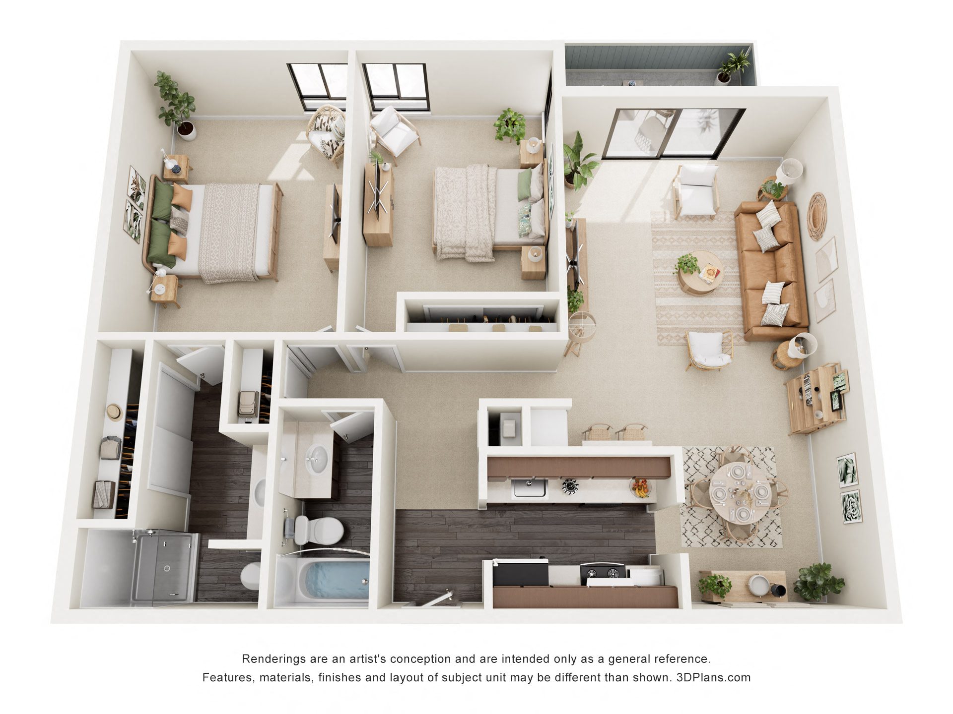 Residence 3 209D 209D floor plan