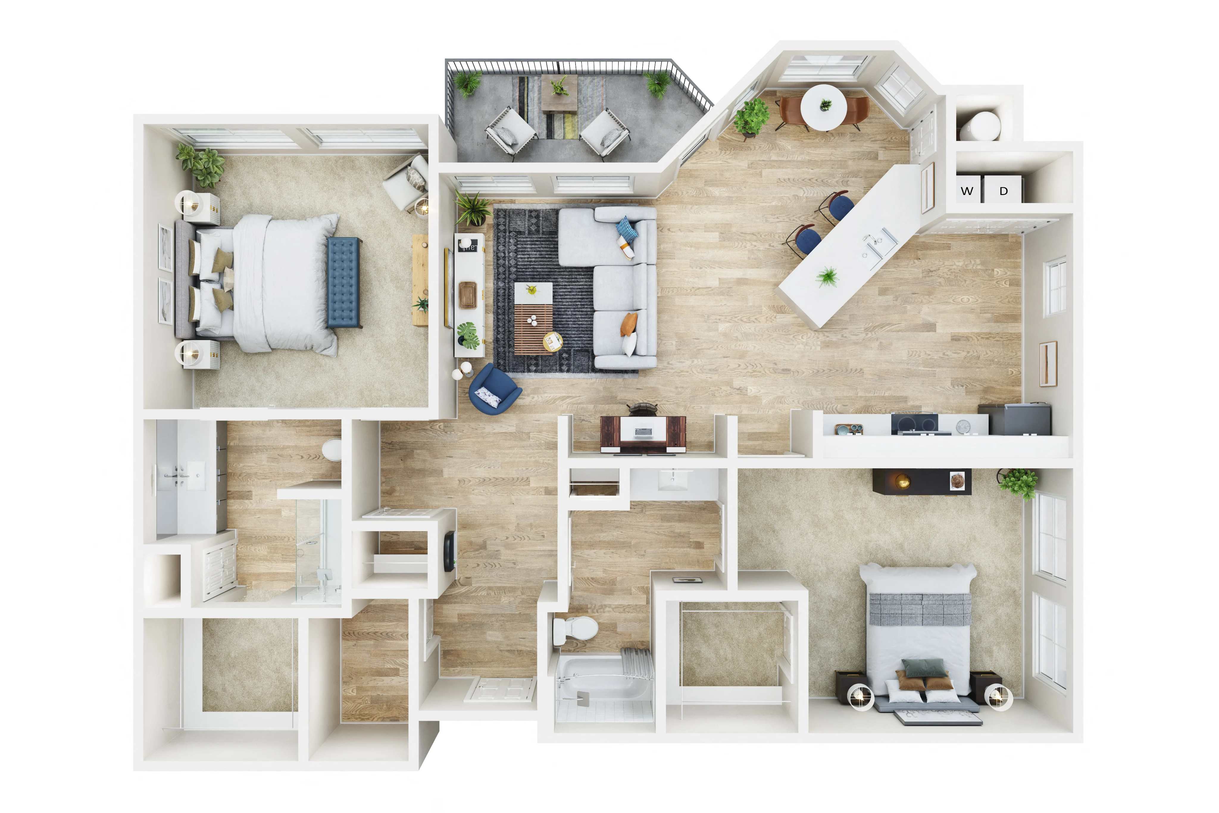 2X2 C 4208 4208 floor plan