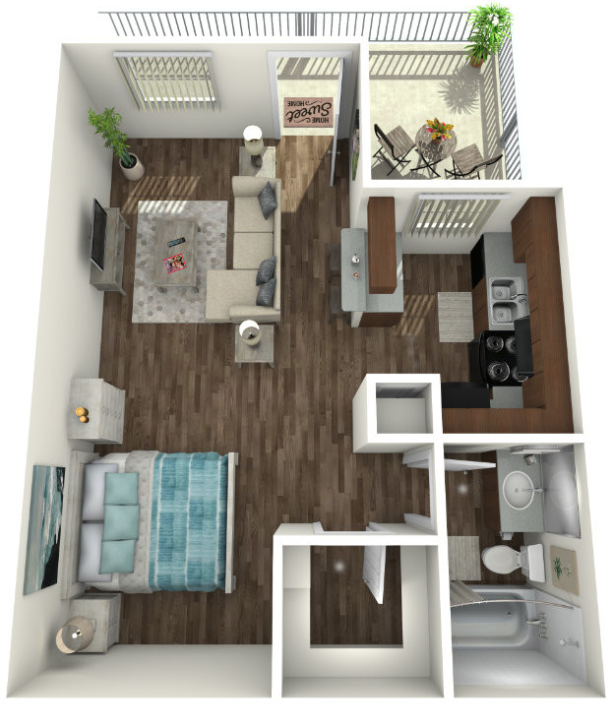 Studio 161 161 floor plan