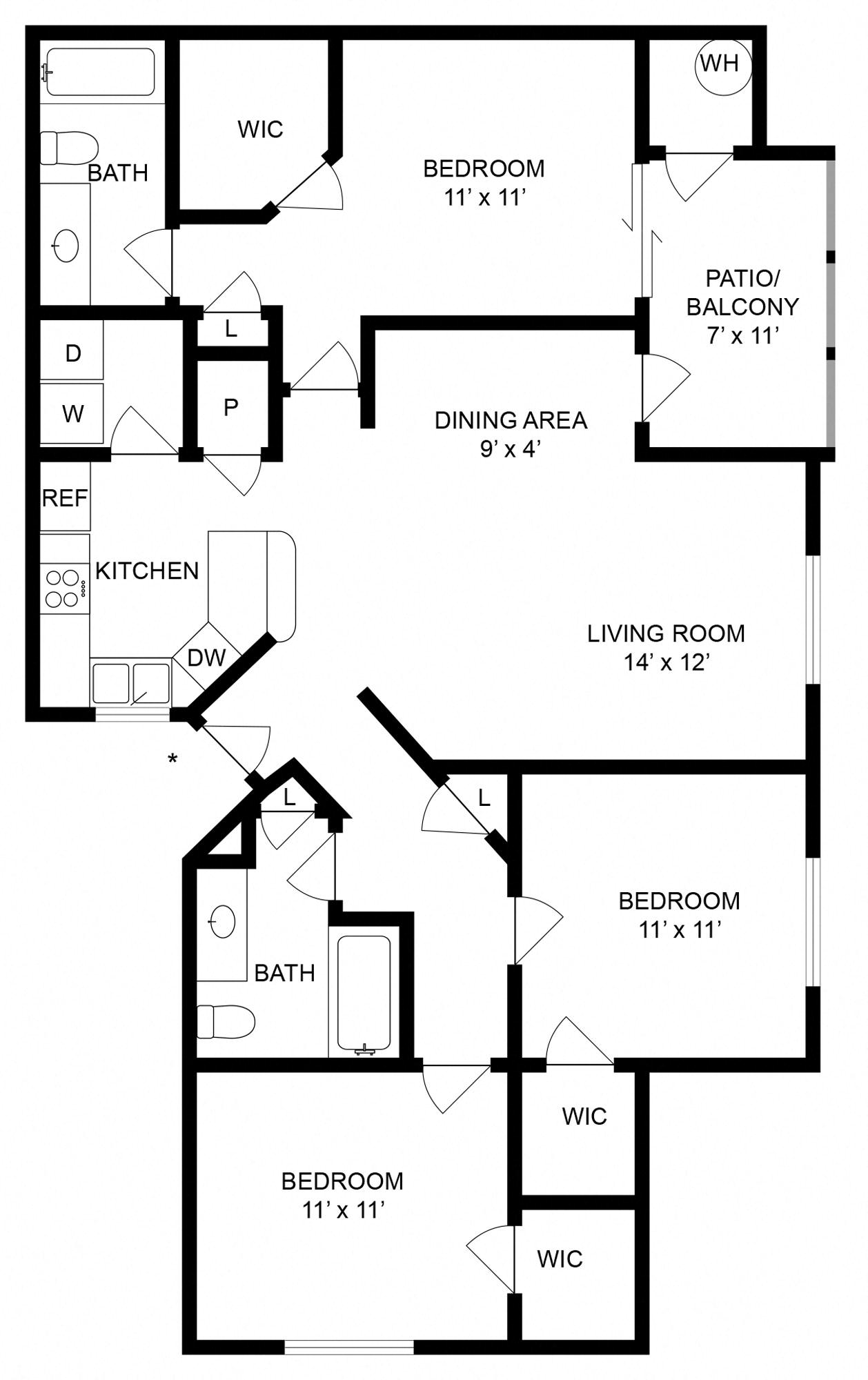3A Renovation 2 2097 2097 floor plan