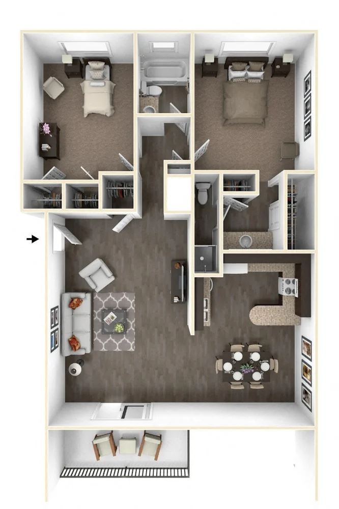 B1 C32 C32 floor plan