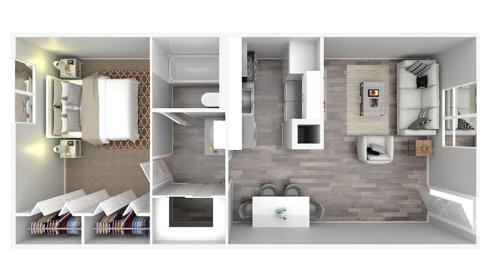 Bartlett 1 - 111 1 - 111 floor plan