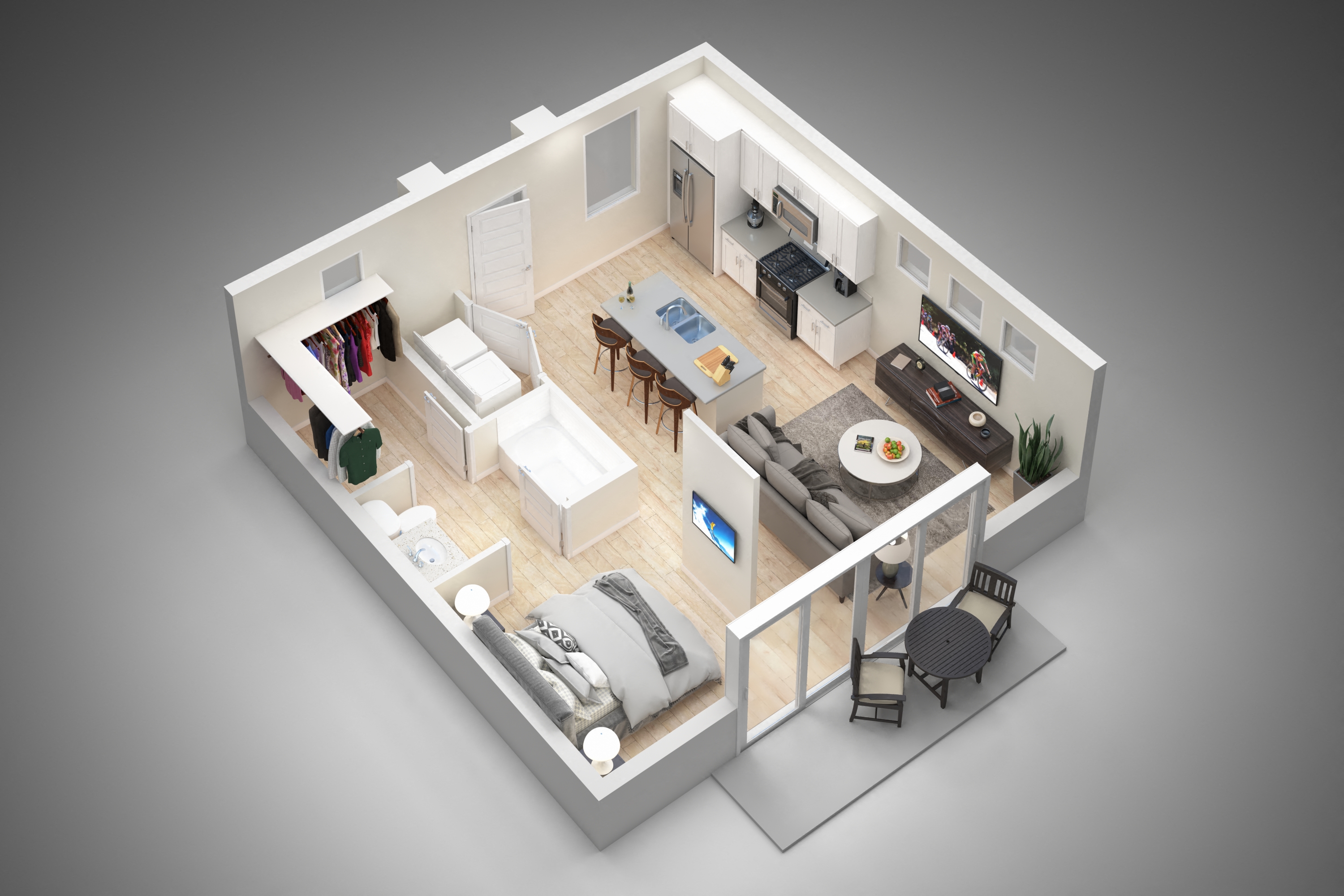 Studio 141 141 floor plan