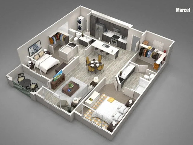 Marcel 459 459 floor plan