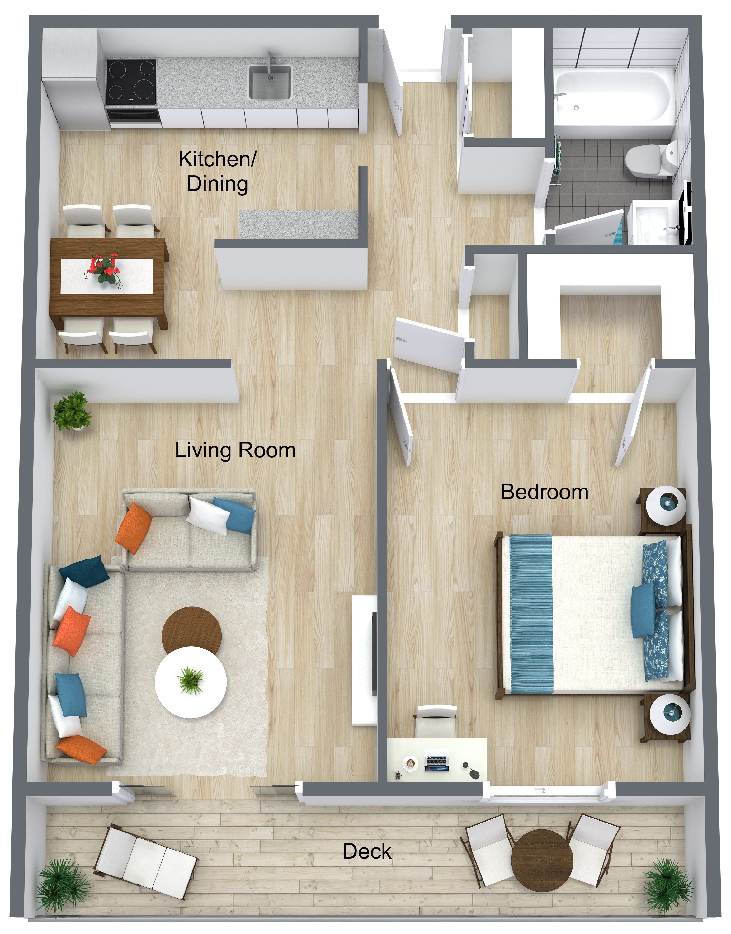 1 Bedroom 82-403 82-403 floor plan