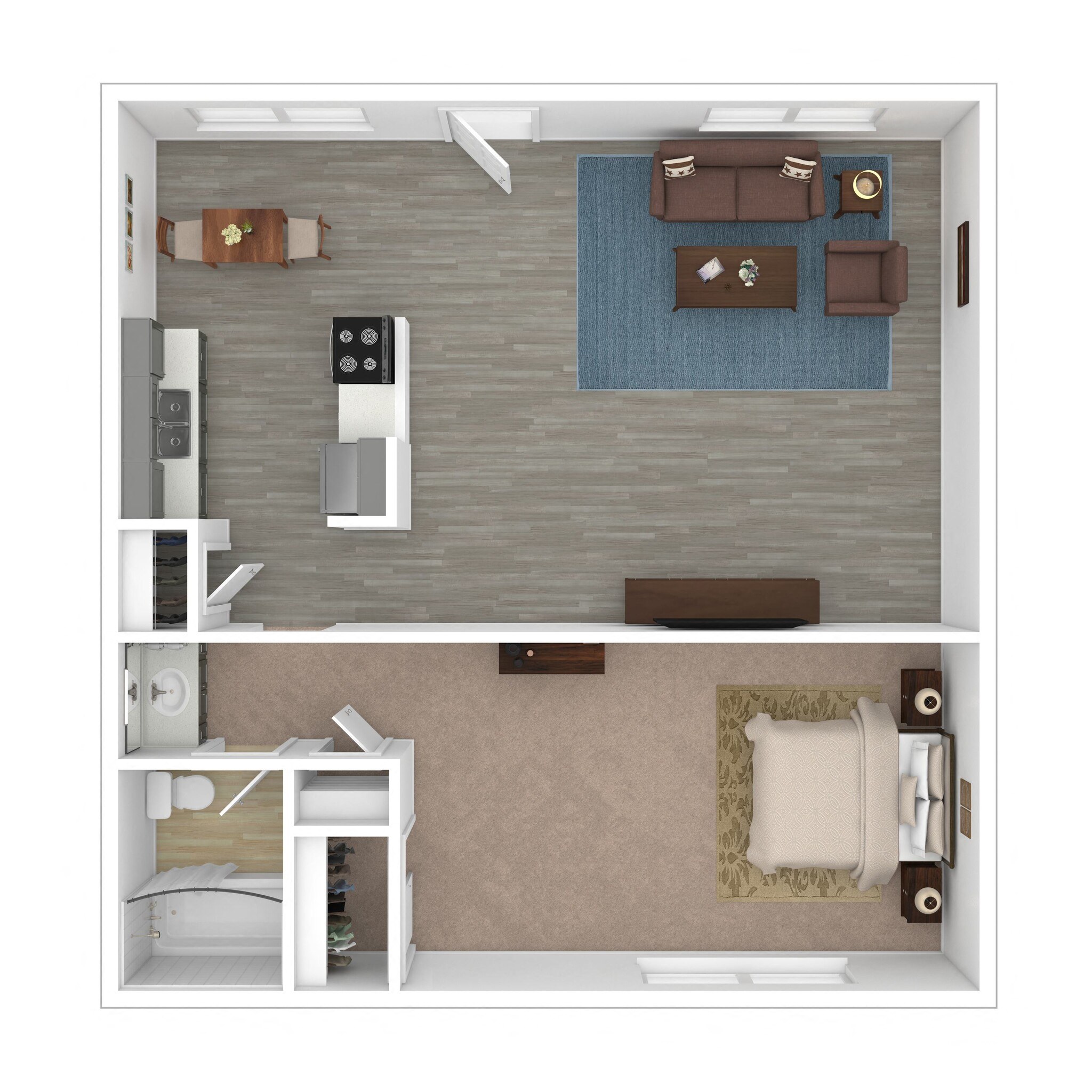 One Bedroom 055 055 floor plan