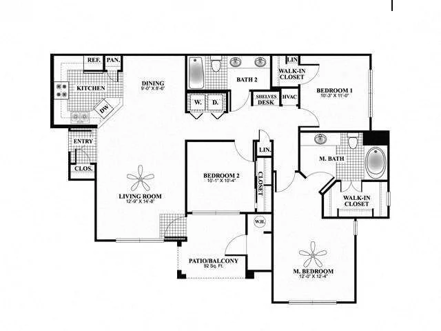 C1-Peak (Premium) 3080 3080 floor plan