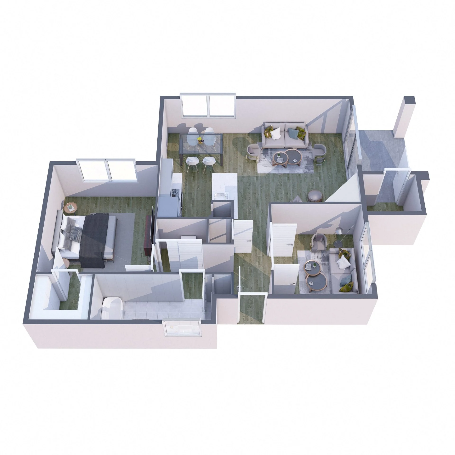 A3 South 1040 1040 floor plan
