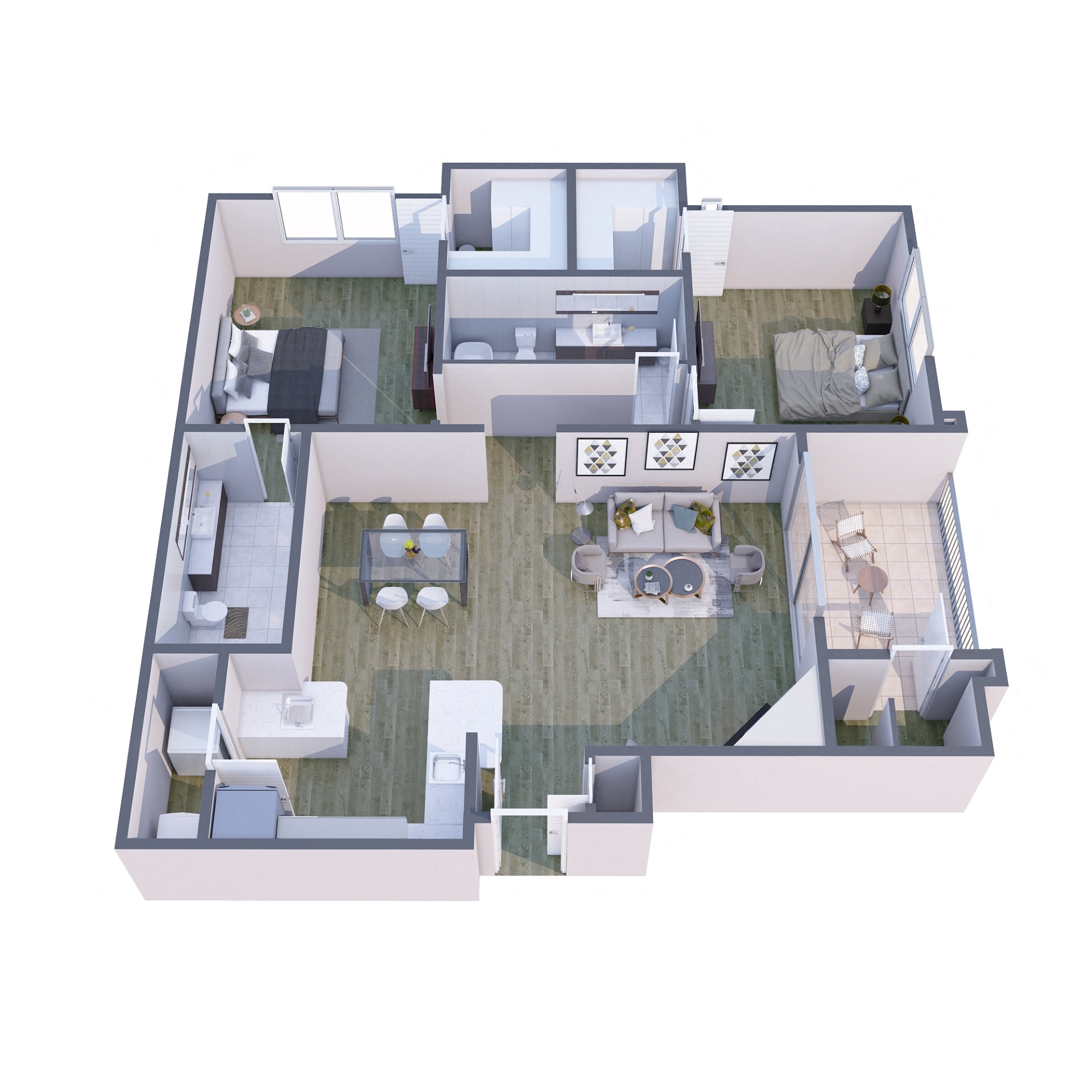 B2 South 2056 2056 floor plan