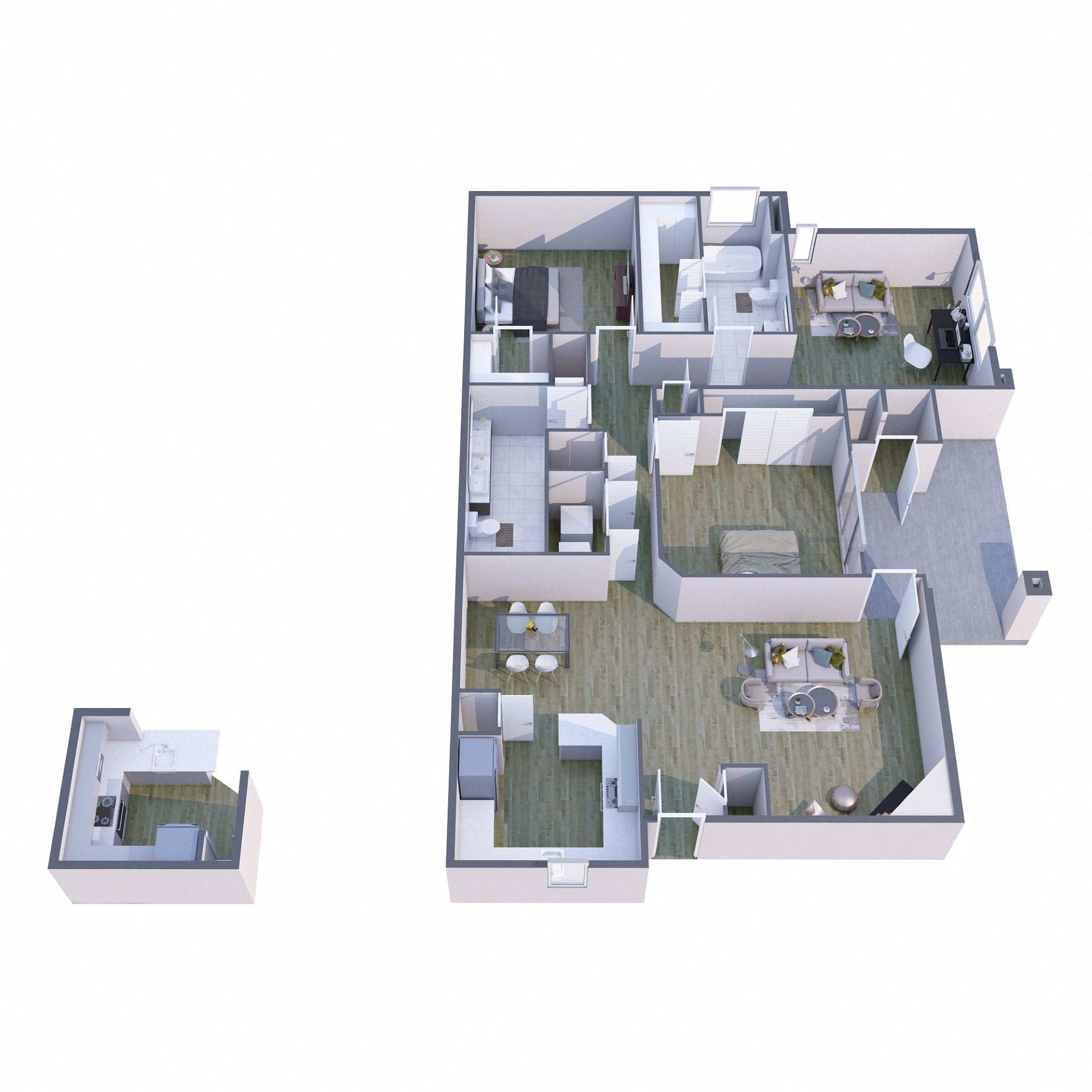 C1 South 2106 2106 floor plan
