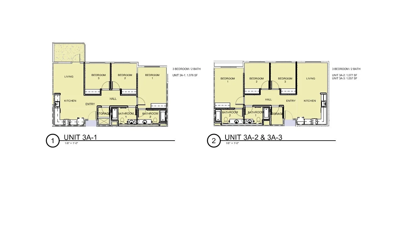Three Bedroom 321 321 floor plan